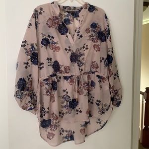 Floral print blouse